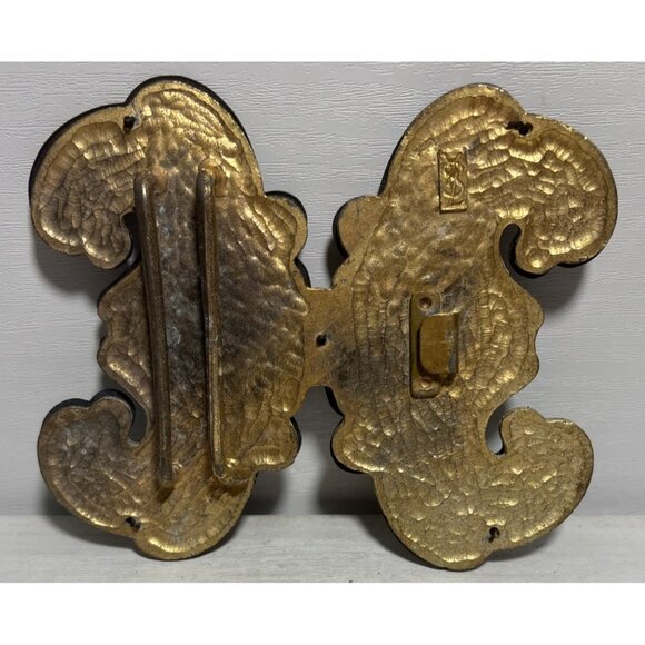 Yves St Laurent Belt Buckle Butterfly Ornate Details Art Nouveau 1970's Lg Unise - Picture 6 of 16